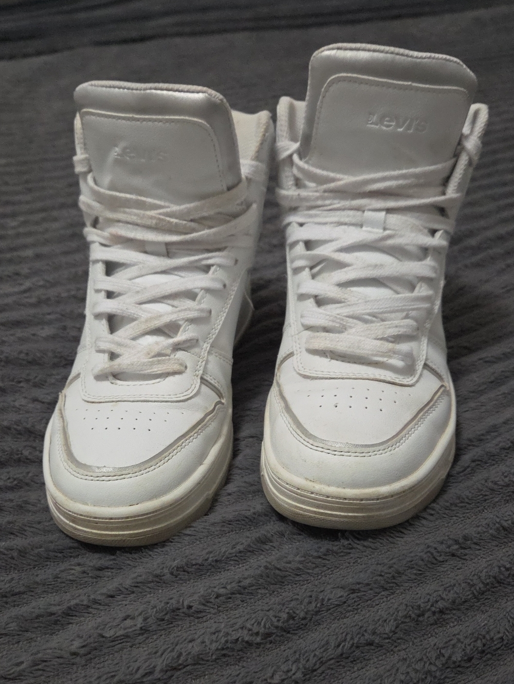 Levi's White High-Top Sneakers